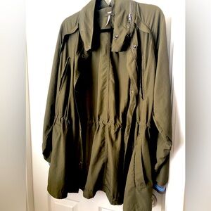 Free people green jacket